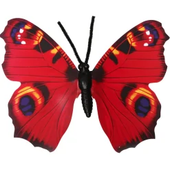 Decoración De Animales|Decoración De Primavera>DecoWoerner 2 Deco Mariposas Rojas 50 Cm rojo