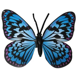 Decoración De Animales|Decoración De Primavera>DecoWoerner 2 Mariposas Deco 50 Cm azul