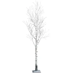 Decoración De Invierno|Árboles Artificiales>DecoWoerner Abedul Artificial, 200 Cm blanco