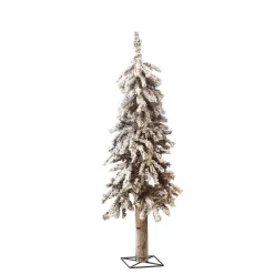 Árboles De Mesa Y Ramas De Abeto|Árboles De Navidad Artificiales>DecoWoerner Abeto Artificial Nevado Abeto Alpino 60 Cm verde