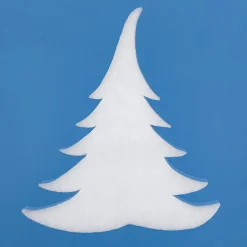 Decoración De Invierno>DecoWoerner Abeto De Nieve De Algodón Moldeado, , 18 Cm blanco