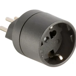 Luz Decorativa|Luces De Navidad>DecoWoerner Adaptador Para Enchufe Suizo negro