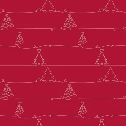 Papel De Regalo>DecoWoerner Adornos De Papel De Regalo Para El árbol De Navidad rojo