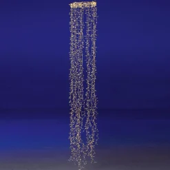 Luces De Navidad>DecoWoerner Anillo De Luces De Alambre "Fuegos Artificiales", Longitud 60 Cm, Ø 20 Cm plata