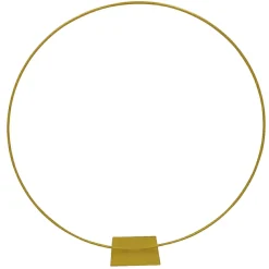 Ayudas Y Herramientas De Decoración|Decoración Temática>DecoWoerner Anillo Decorativo De Metal, Ø 200 Cm oro