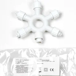 Luces De Navidad>DecoWoerner Anillo Distribuidor 5gang Para LED Profi System Blanco