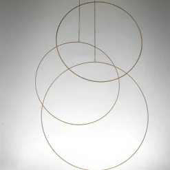 Ayudas Y Herramientas De Decoración>DecoWoerner Anillos Decorativos De Metal 3 Piezas Ø 50-75 Cm oro