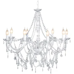 Luz Decorativa|Decoración Temática>DecoWoerner Araña Acrílica Decorativa De 80 Cm blanco