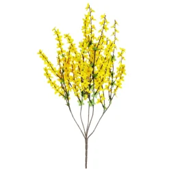 Decoración De Primavera|Ramas Y Ramitas>DecoWoerner Arbusto Artificial De Forsythia 59 Cm amarillo