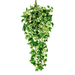 Plantas Verdes|Plantas Colgantes>DecoWoerner Arbusto De Hiedra Artificial, 60 Cm verde