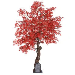 Decoración De Otoño|Árboles Artificiales>DecoWoerner Arce Artificial árbol De Otoño, 240 Cm rojo