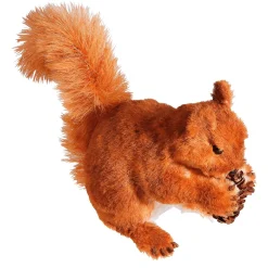Decoración De Animales|Decoración De Otoño>DecoWoerner Ardilla Decorativa Altura 28 Cm naranja