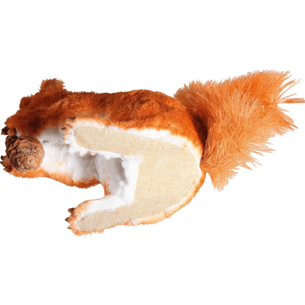 Decoración De Animales|Decoración De Otoño>DecoWoerner Ardilla Decorativa Altura 28 Cm naranja