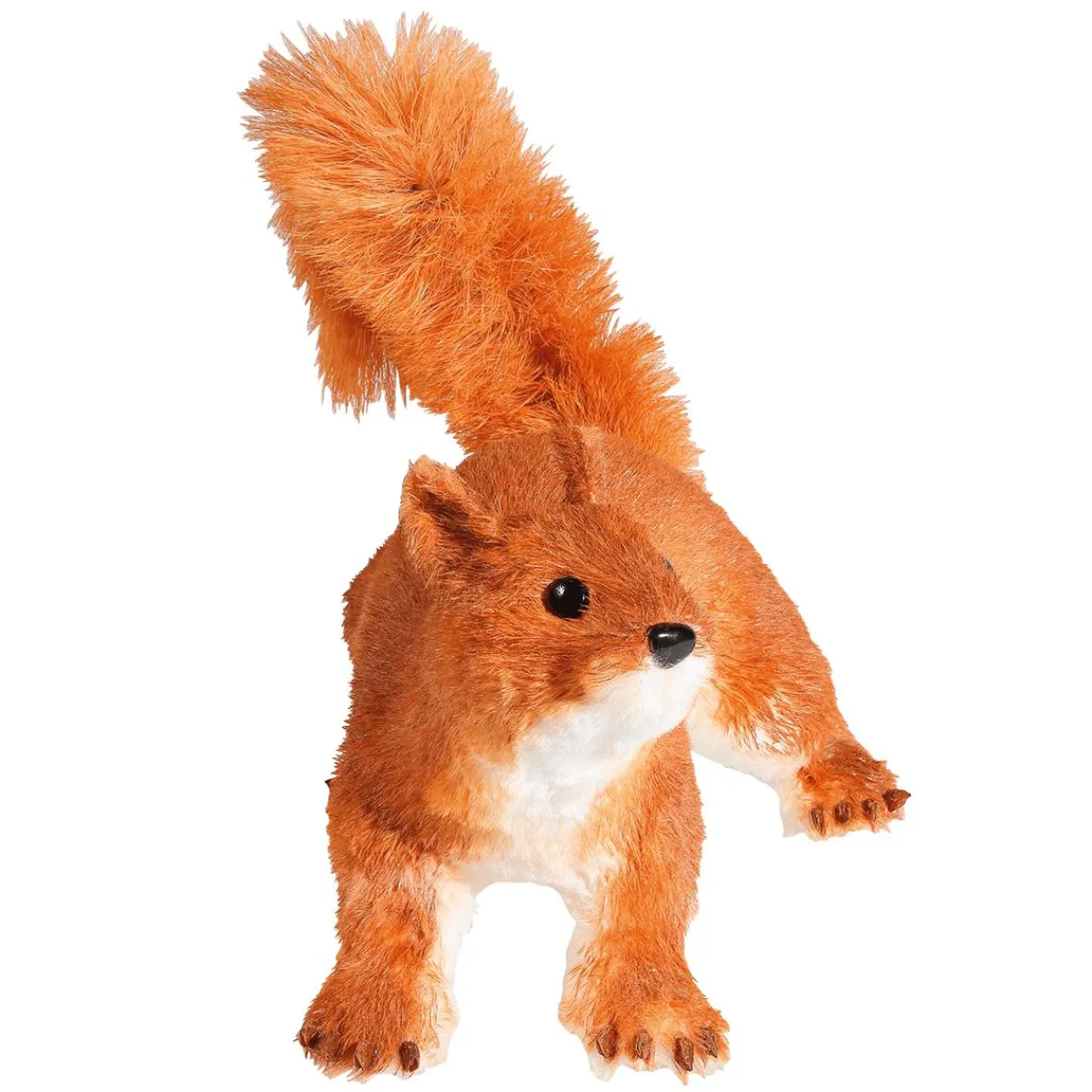 Decoración De Animales|Decoración De Otoño>DecoWoerner Ardilla Decorativa Altura 24 Cm naranja