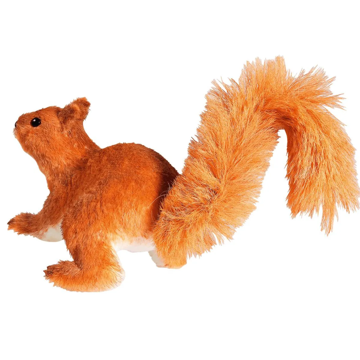 Decoración De Animales|Decoración De Otoño>DecoWoerner Ardilla Decorativa Altura 24 Cm naranja