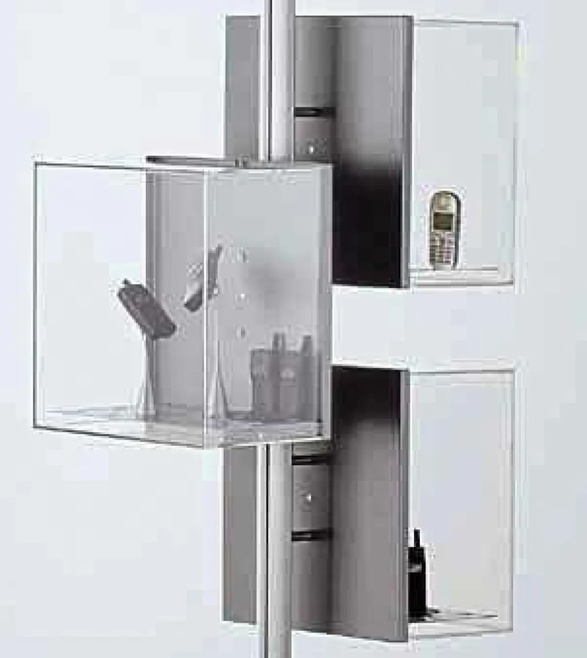 Expositores Para Tiendas>DecoWoerner Armario De Pared Para Exposiciones 42 X 42 X 25 Cm transparente