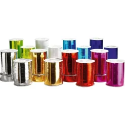 Cintas De Regalo>DecoWoerner Banda Metálica Brillante, Anchura 5 Mm, Color Manzana verde