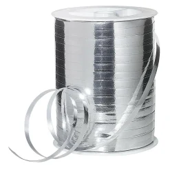 Cintas De Regalo>DecoWoerner Banda Metálica Brillante, Anchura 5 Mm, plata