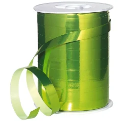 Cintas De Regalo>DecoWoerner Banda Metálica Brillante, Anchura 10 Mm, Color Manzana verde