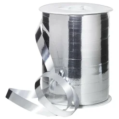 Cintas De Regalo>DecoWoerner Banda Metálica Brillante, Anchura 10 Mm, plata