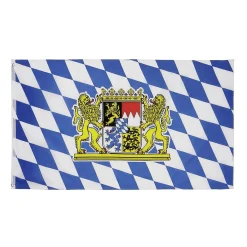 Decoración Temática>DecoWoerner Bandera De Tela Baviera Con Ojales 90 X 150 Cm azul