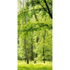 Decoración Natural|Decoración De Verano>DecoWoerner Bandera De Tela Ignífuga "Bosque De Primavera" De Tela De Bandera 100 X 200 Cm verde