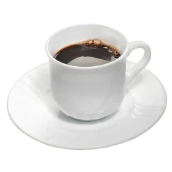 Bebidas>DecoWoerner Bebida Café Alimento De Imitación 7,5 Cm blanco