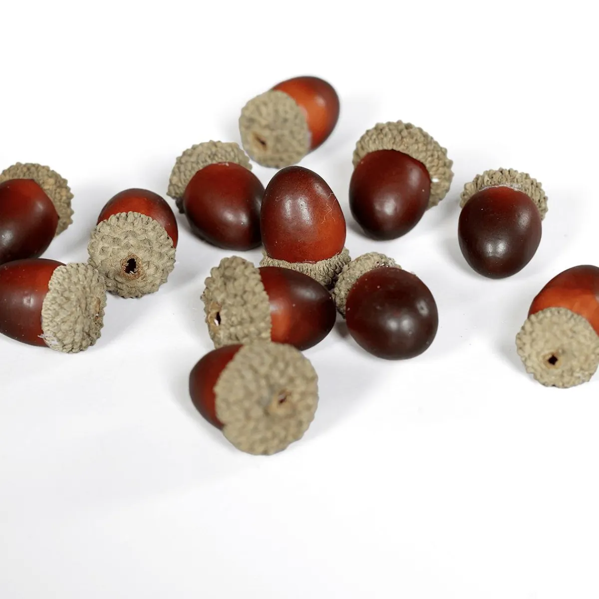 Decoración Dispersa|Decoración De Otoño>DecoWoerner Bellotas Esparcidas Artificiales 3 Cm marrón