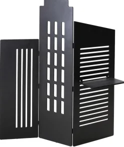 Expositores Para Tiendas|Decoración Natural>DecoWoerner Biombo "Skyline" 115 Cm negro