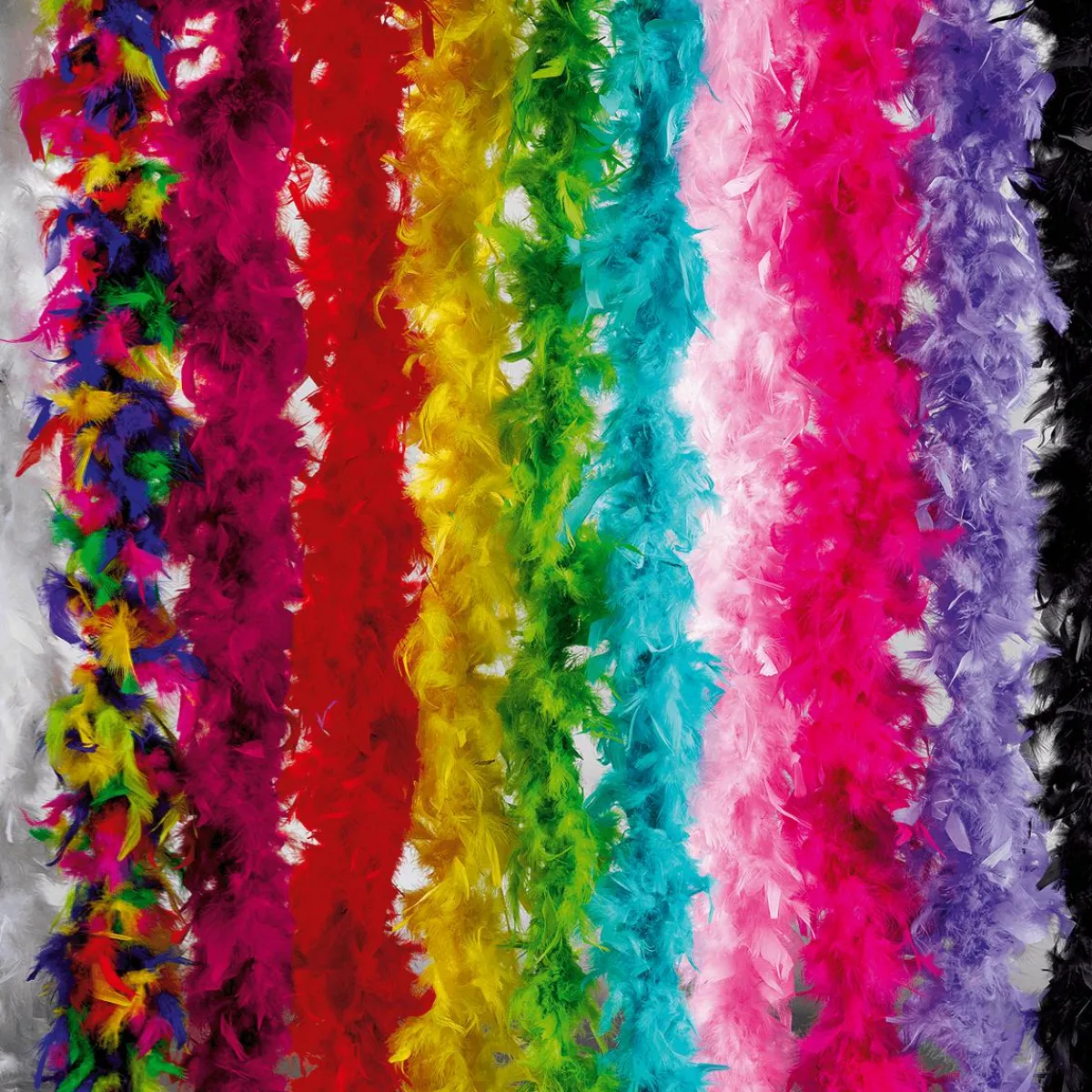 Decoración Temática>DecoWoerner Boa De Plumas, Negra, 180 Cm negro