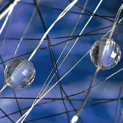 Luz Decorativa|Luces De Navidad>DecoWoerner Bola De Alambre Con Luz LED Ø 45 Cm plata