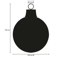 Bolas De Navidad>DecoWoerner Bola De Navidad 120 Cm, Colores Personalizados
