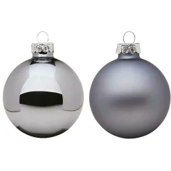 Bolas De Navidad>DecoWoerner Bola De Navidad De Vidrio 6 Cm, Azul Piedra, 10 Piezas multicolor