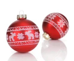 Bolas De Navidad>DecoWoerner Bola De Navidad De Vidrio "Nordic" 8 Cm, 12 Piezas multicolor