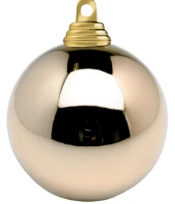 Bolas De Navidad>DecoWoerner Bola De Navidad Poco Inflamable, Bronce Brillante 10 Cm, 6 Piezas marrón
