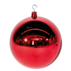 Decoración Navideña Xxl|Bolas De Navidad>DecoWoerner Bola De Navidad XXL Roja Brillante, 40 Cm rojo