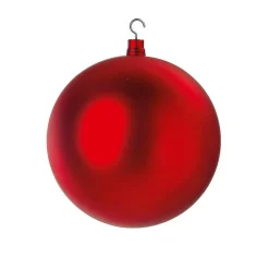 Bolas De Navidad>DecoWoerner Bola De Navidad XXL Roja Mate, 40 Cm rojo