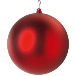 Bolas De Navidad|Decoración Navideña Xxl>DecoWoerner Bola De Navidad XXL Roja Mate, 50 Cm rojo