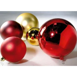 Bolas De Navidad|Decoración Navideña Xxl>DecoWoerner Bola De Navidad XXL Roja Mate, 50 Cm rojo