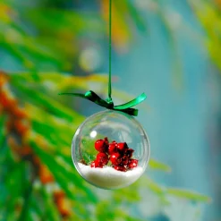 Ayudas Y Herramientas De Decoración|Bolas De Navidad>DecoWoerner Bola Decorativa, Ø 8 Cm transparente