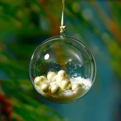 Ayudas Y Herramientas De Decoración|Bolas De Navidad>DecoWoerner Bola Decorativa, Ø 12 Cm transparente