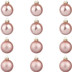 Bolas De Navidad>DecoWoerner Bolas De Cristal Altrosé 6 Cm Ø - 24 Piezas rosa