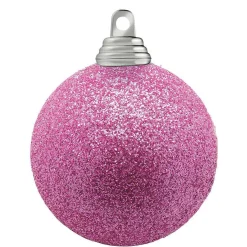 Bolas De Navidad>DecoWoerner Bolas De Navidad Con Purpurina En Plástico Orquídea, 6 Cm Ø - 6 Piezas violeta