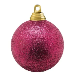 Bolas De Navidad>DecoWoerner Bolas De Navidad Con Purpurina En Baya, 6 Cm Ø - 6 Piezas rojo