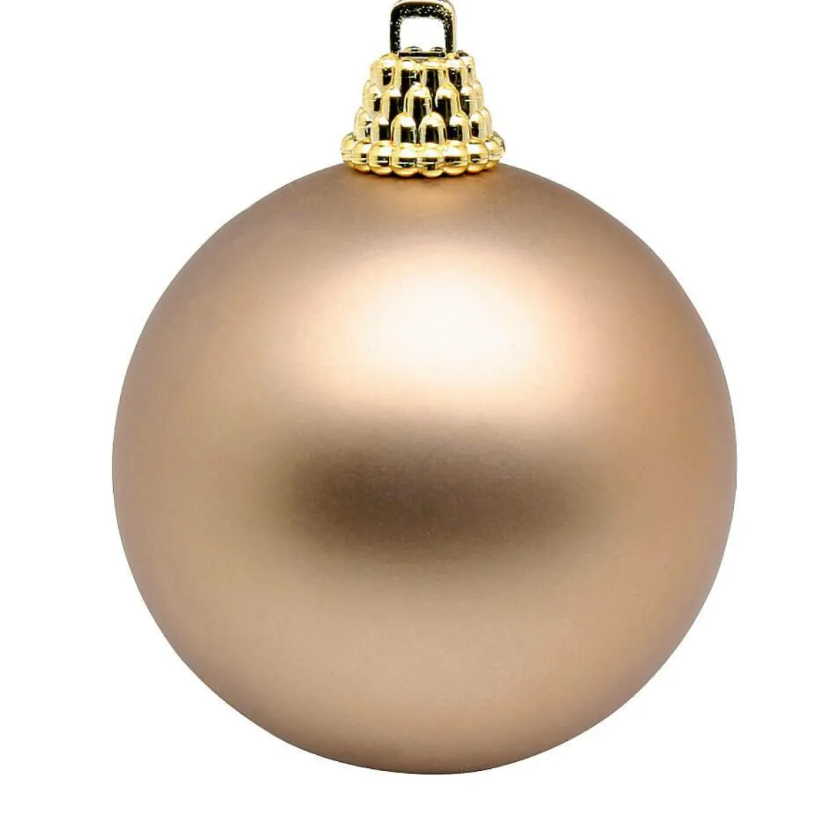 Bolas De Navidad>DecoWoerner Bolas De Navidad De Plástico Bronce Mate, 6 Cm Ø - 24 Piezas marrón