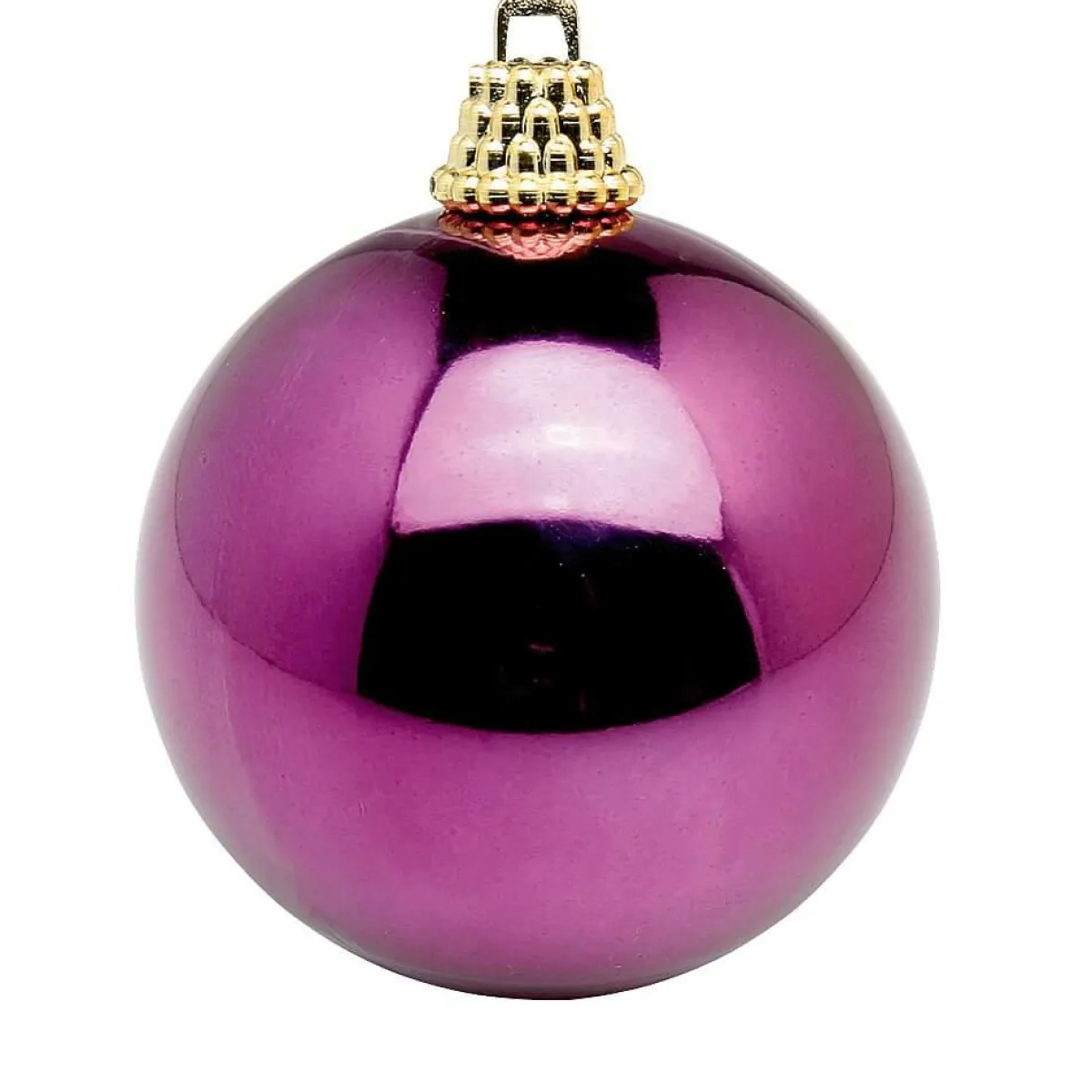 Bolas De Navidad>DecoWoerner Bolas De Navidad De Plástico Mora Brillante, 8 Cm Ø - 12 Piezas rojo