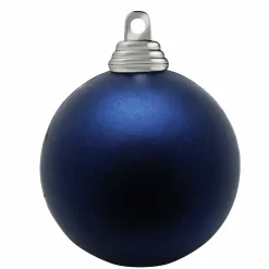 Bolas De Navidad>DecoWoerner Bolas De Navidad De Plástico Noche Mate, 6 Cm Ø - 24 Piezas azul