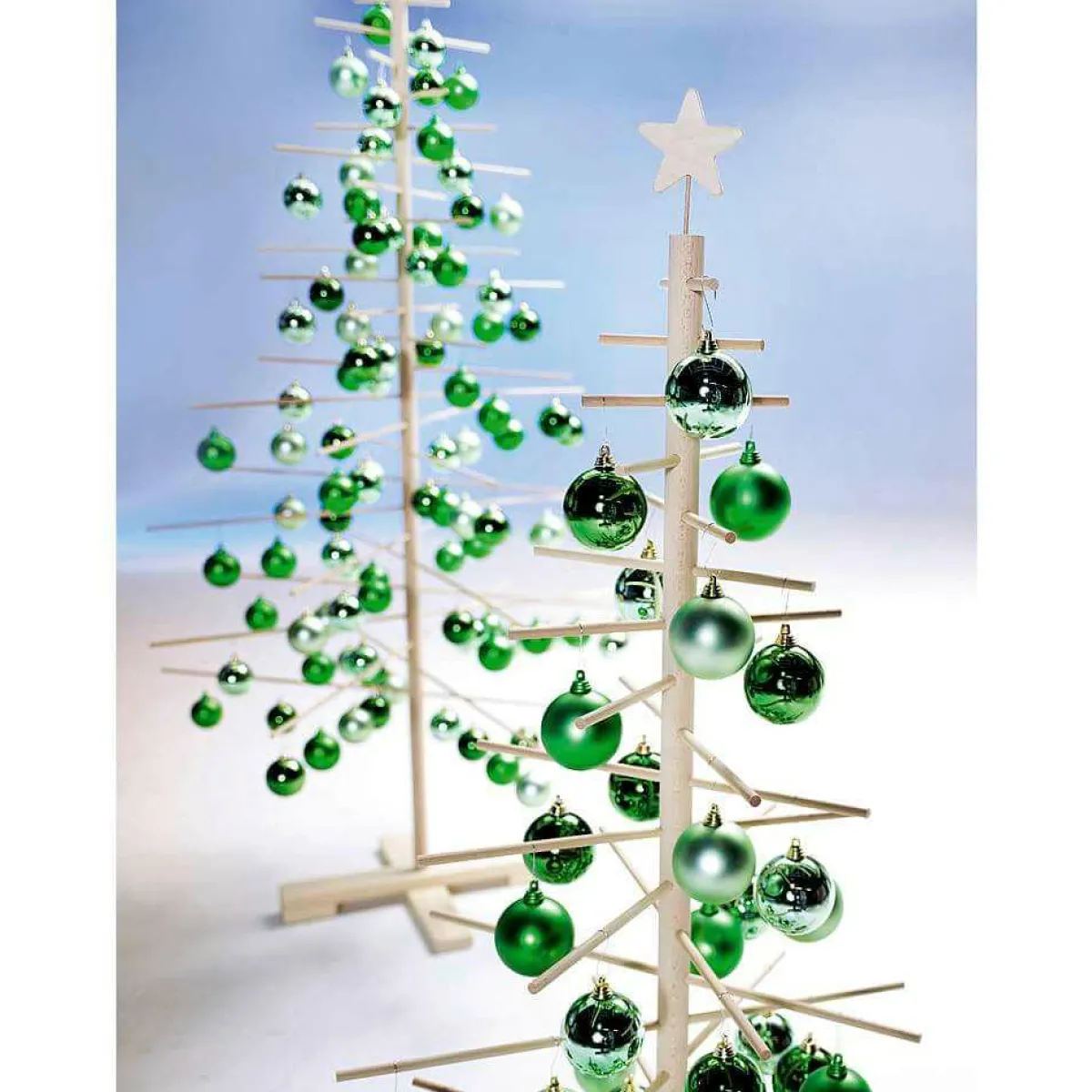 Bolas De Navidad>DecoWoerner Bolas De Navidad De Plástico Abeto Mate, 6 Cm Ø - 24 Piezas verde