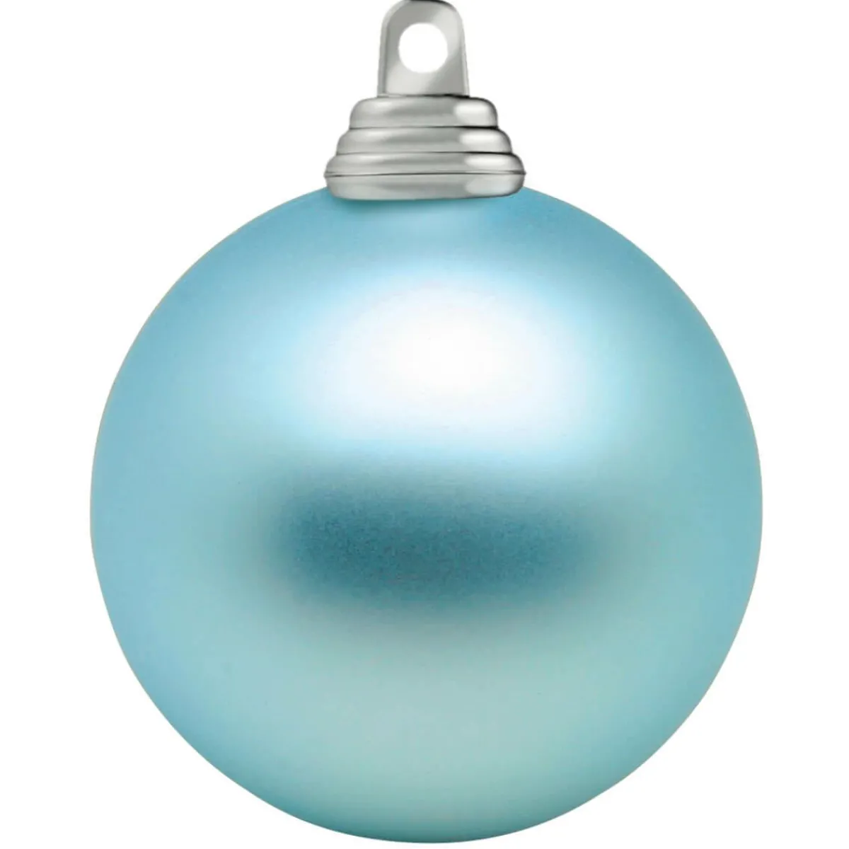 Bolas De Navidad>DecoWoerner Bolas De Navidad De Plástico Claro Mate, Ignífugo, 6 Cm Ø - 24 Piezas azul