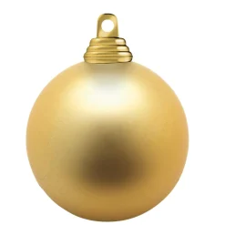 Bolas De Navidad>DecoWoerner Bolas De Navidad Doradas Y Mates De Plástico Ignífugo, 6 Cm Ø - 24 Piezas oro